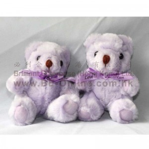 12cm 關節熊公仔 (紫色)